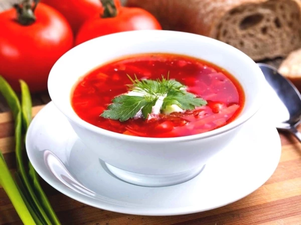 Борщ с курочкой