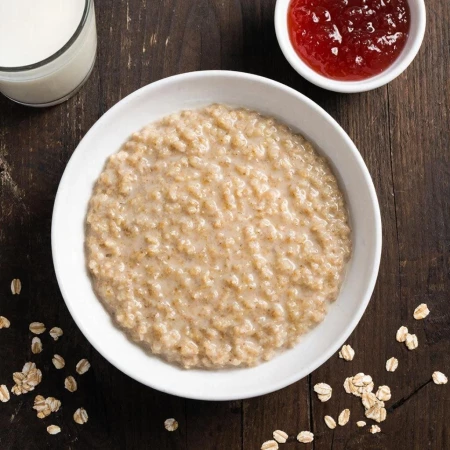 Каша овсяная с джемом