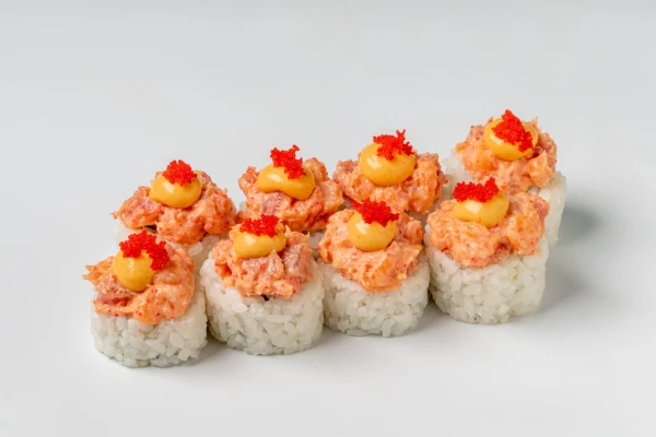 Тар-тар ролл с лососем и тунцом