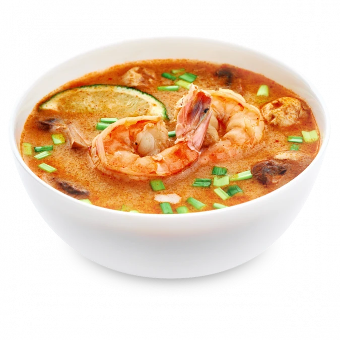 Том ям с креветками