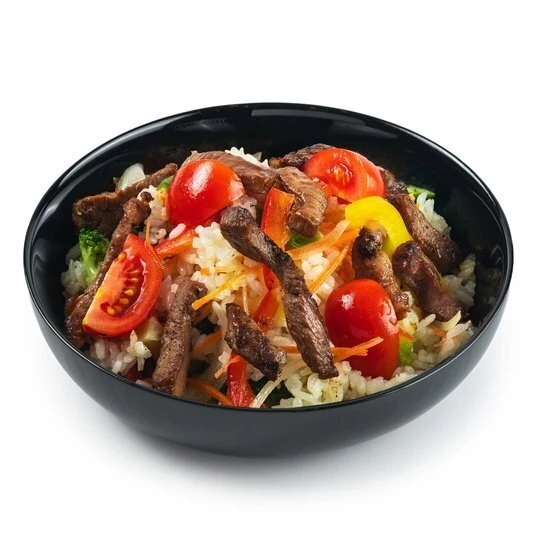 Рис с индейкой