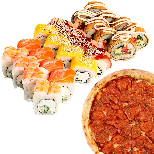 Сет "Лучший" + Пицца "Пепперони"