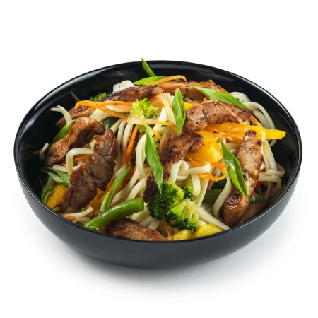 Удон со свининой