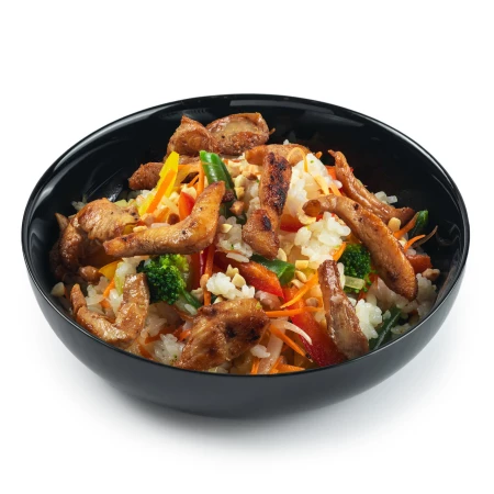 Рис с курицей