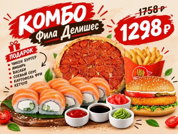 Сет Комбо Фила Делешис