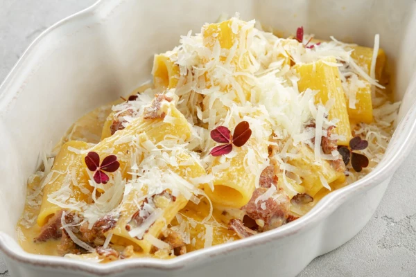 Паста Ригатони Карбонара 