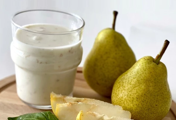 Молочный коктейль молоко + груша