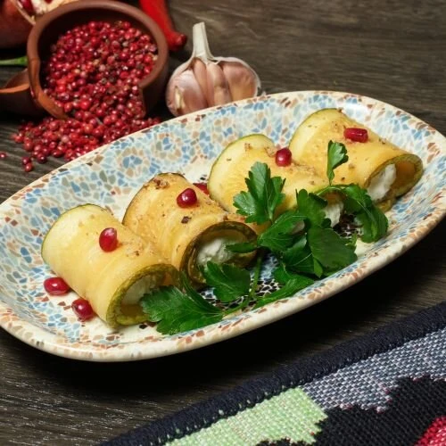Рулетики  из цукини