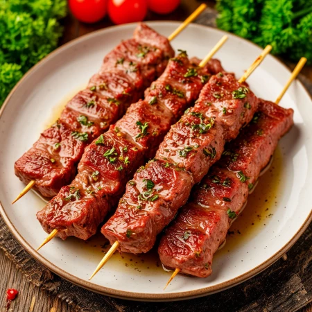 Шашлык из баранины в маринаде