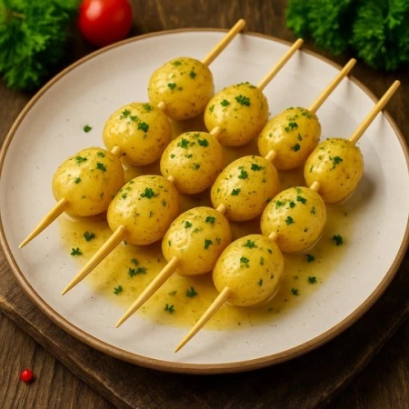 Картофель беби в маринаде для мангала