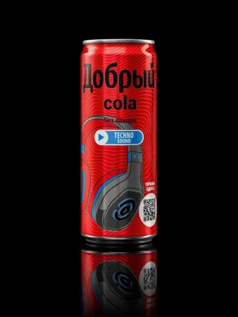 Добрый кола, 0.33 л без сахара