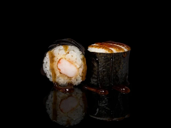 Маки с тигровой креветкой