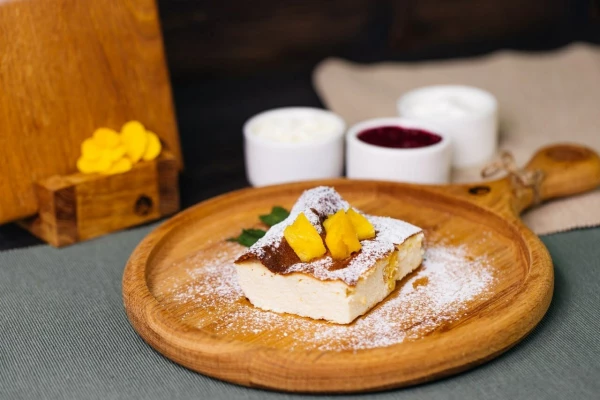 З_ Запеканка с натуральным творогом и ананасом 100 г