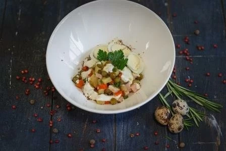Салат "Оливье с ветчиной" 120 г