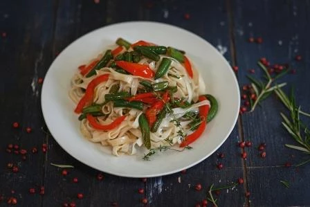 Рисовая лапша с овощами 100 г