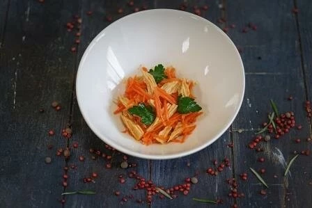 Салат "Спаржа с корейской морковкой" 100 г