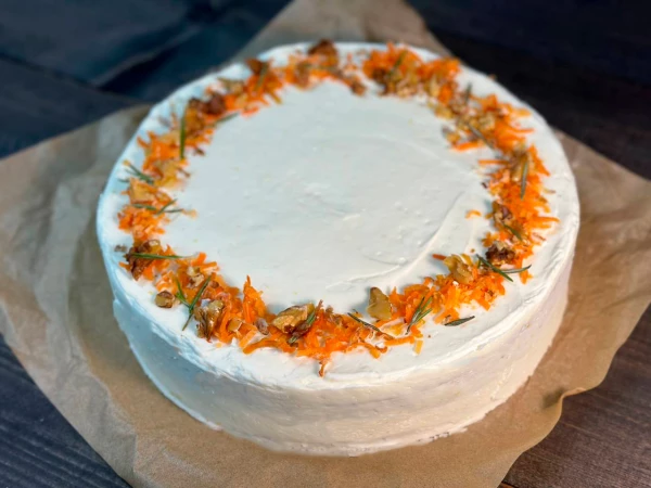 Торт "Морковный с грецким орехом" 100 г
