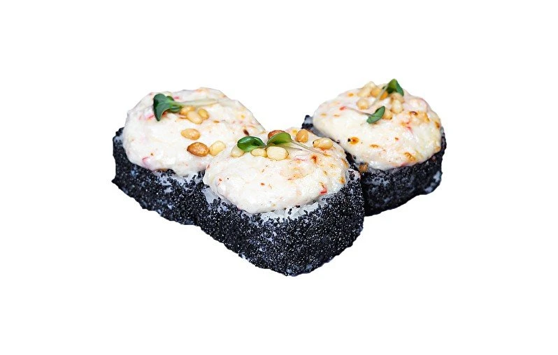 Запеченный ролл с креветкой