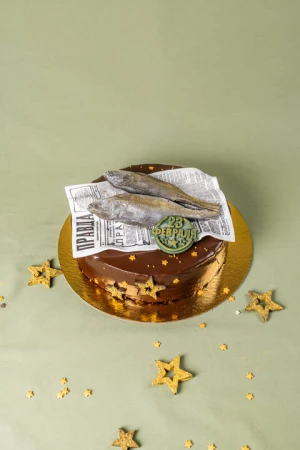 Торт "С 23 ФЕВРАЛЯ"