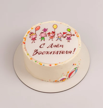 Бенто торт "С днем воспитателя!"