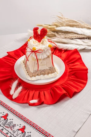 Пасха творожная Фисташка-клубника-шоколад