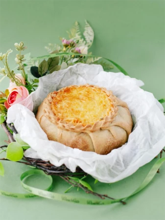  Пирог блинный с рыбой