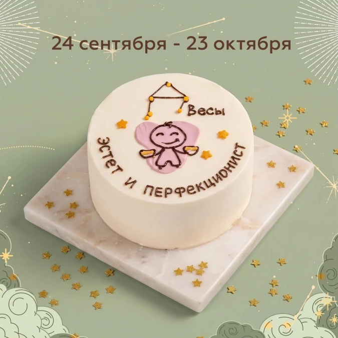 Бенто торт "Знак зодиака"