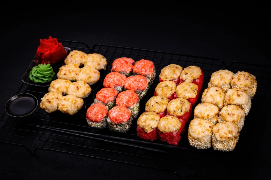 Сет Квартет (4) 32шт(Japan,Нежный тунец,Эби Хот, Drem)