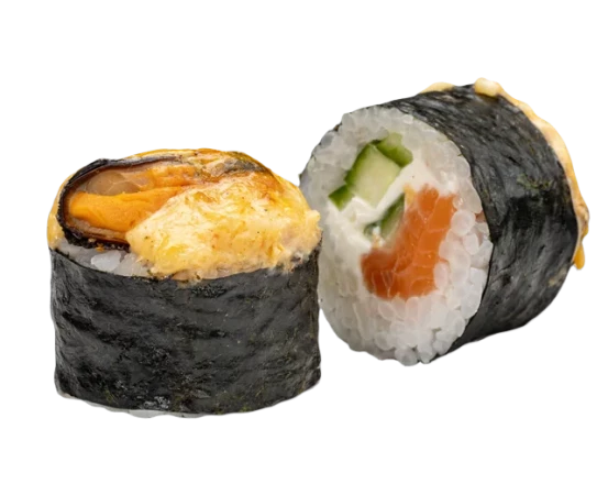 Горячая Мидия с Лососем