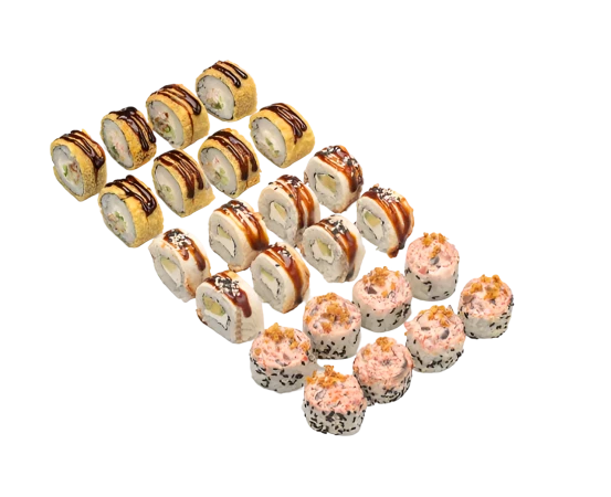 Сет Ями (Роллы фирменные: Чили,  Дракон Роллы темпура: Египет)