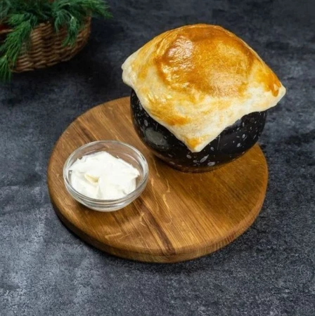 Щи суточные с семенами конопли