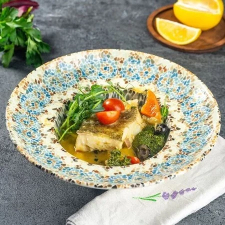 Треска на овощной подушке