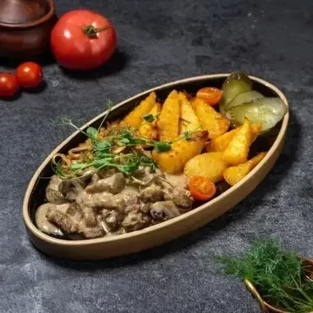 Говядина по-строгановски