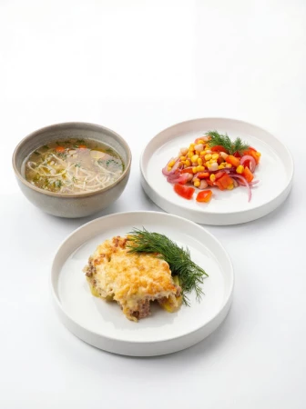 Деловой обед 3 блюда