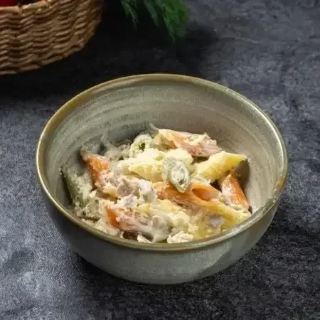 Макарошки с курицей