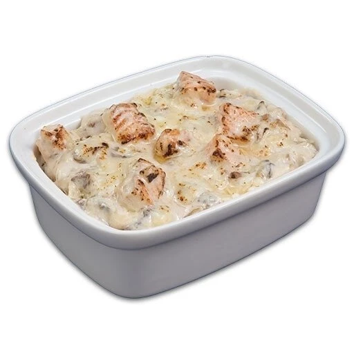 Лосось, запеченный с рисом