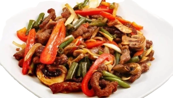 Свинина с овощами