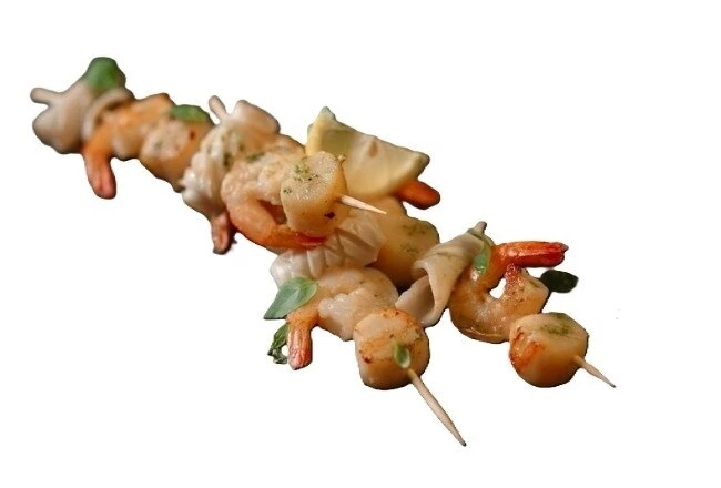 Шашлычки из морепродуктов