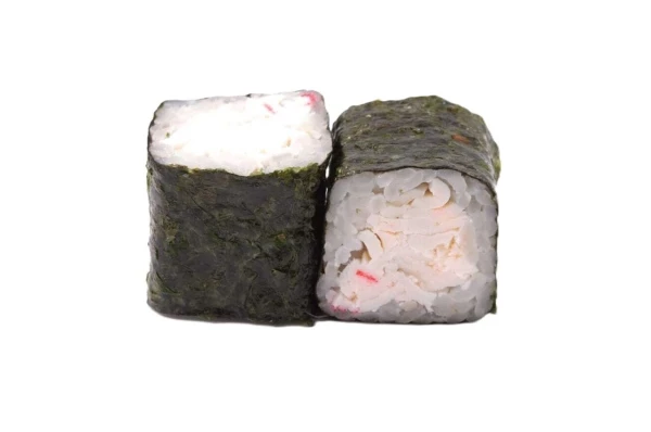 Ролл с крабовой палочкой