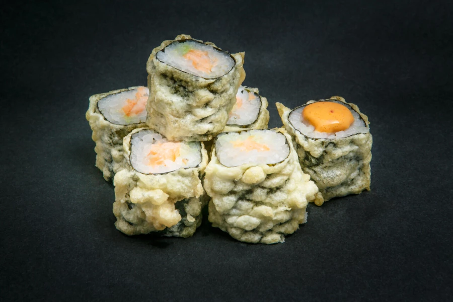 Спайс темпура с семгой