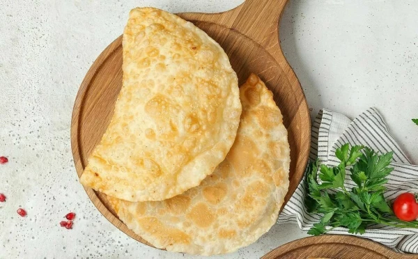 Чебурек с сыром и зеленью