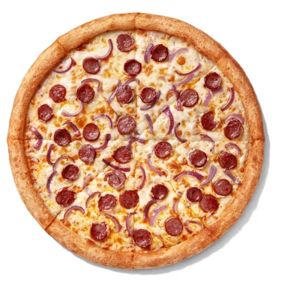 Пицца "Пикантные колбаски"