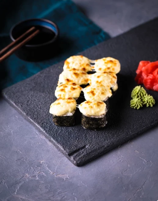 Запеченные с курицей