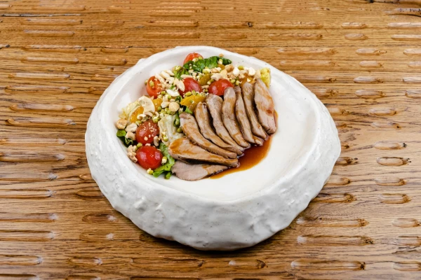 Утка, апельсин, цитрусовый терияки