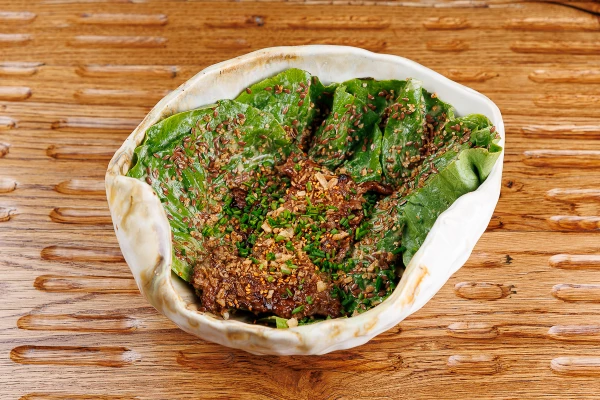 Романо с телятиной, имбирный мисо