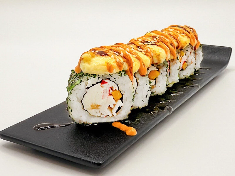 Запеченный сырный острый ролл