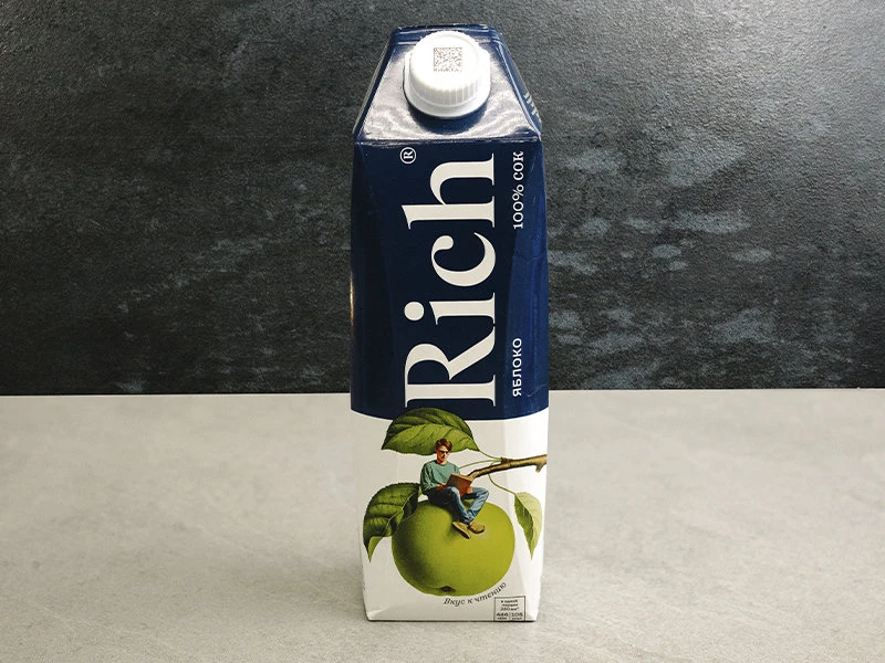 Сок яблочный Rich