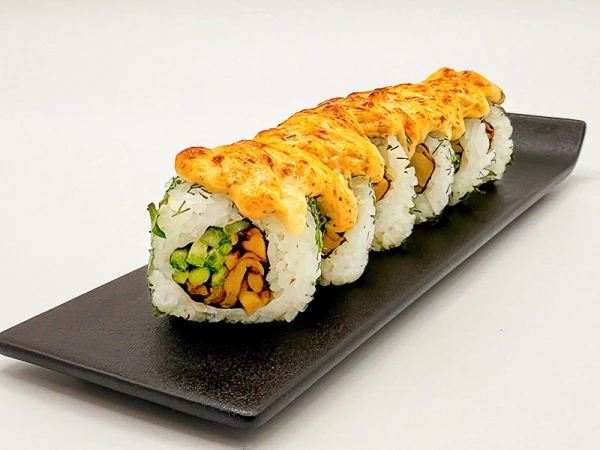 Запеченный грибной ролл