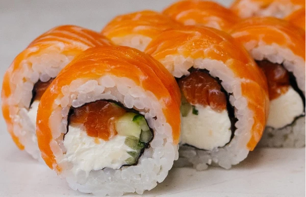 Филадельфия двойной лосось ролл