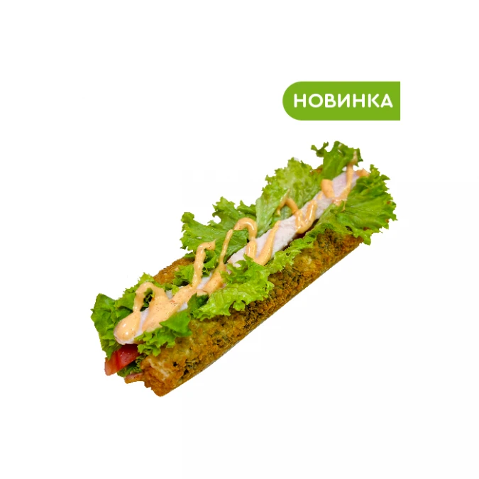 Японский хот-дог с беконом